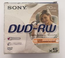5 DVD-RW Rohlinge 30min. OVP