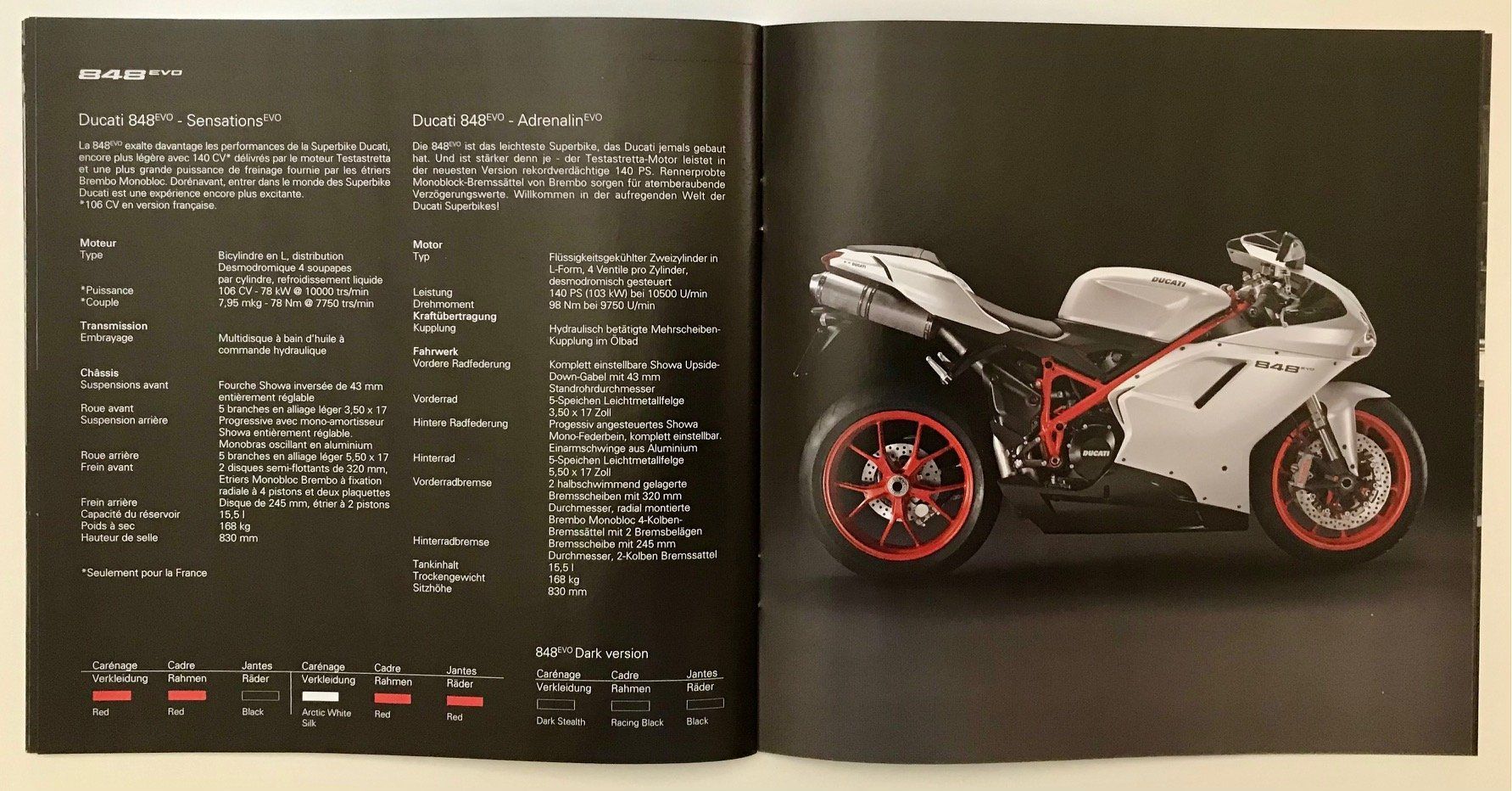Ducati Documenti: Ducati Prospekt Modelljahr 2011 – Usato da Strengelbach venduto da Omobono 5