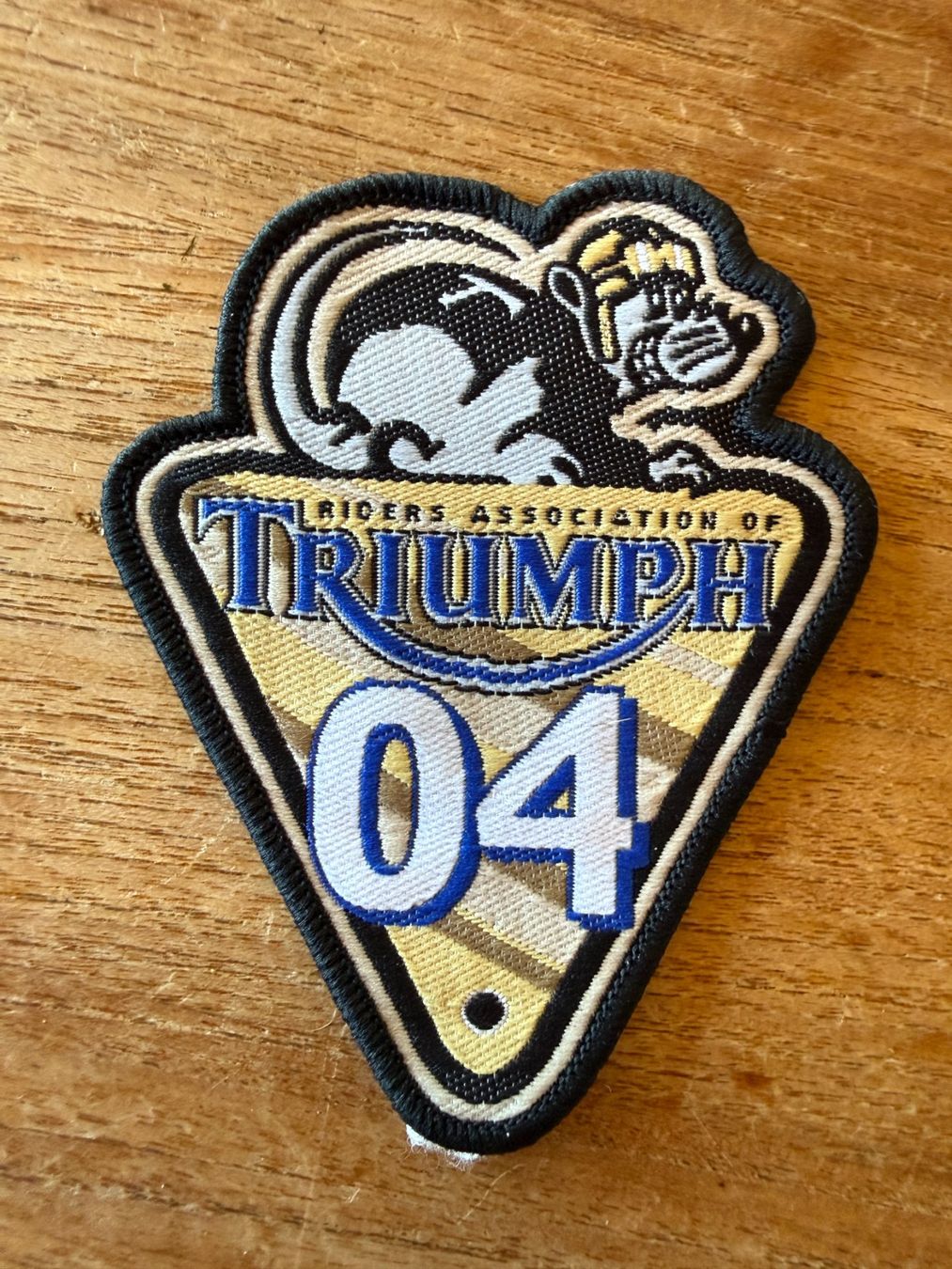 Toppe: Triumph Riders Association Patch 04 (Aufnäher) – Usato da Koppigen venduto da Baumberger123