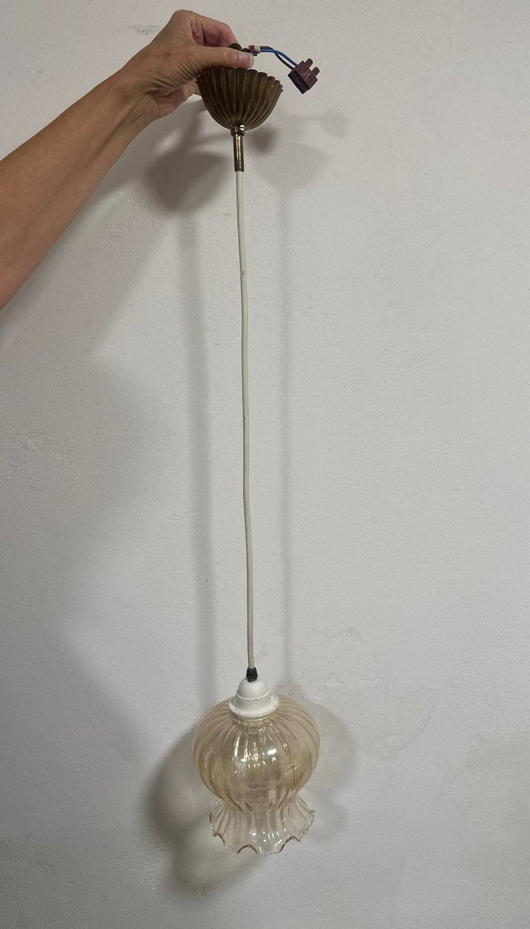 Lampade: Lampada con boule in vetro – Usato da Sagno venduto da ang_fs6n 1