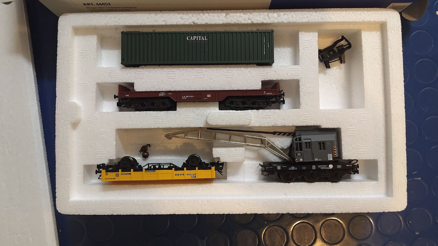 Märklin Modellini di ferrovie: Märklin Güterzug Set H0 – Nuovo e nell'imballaggio originale da Hochdorf venduto da M12345 1