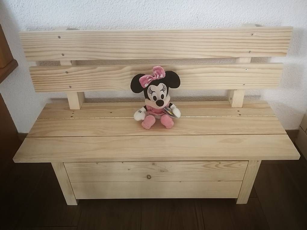 Panchine: Kindersitzbank mit Truhe / als Geburtsgeschenk – Usato da Neudorf venduto da schmidi44 1