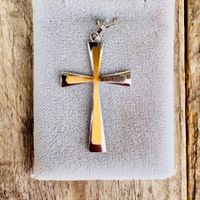 Cross Pendant Kreuz Anhänger Silver Silber 925 Vintage
