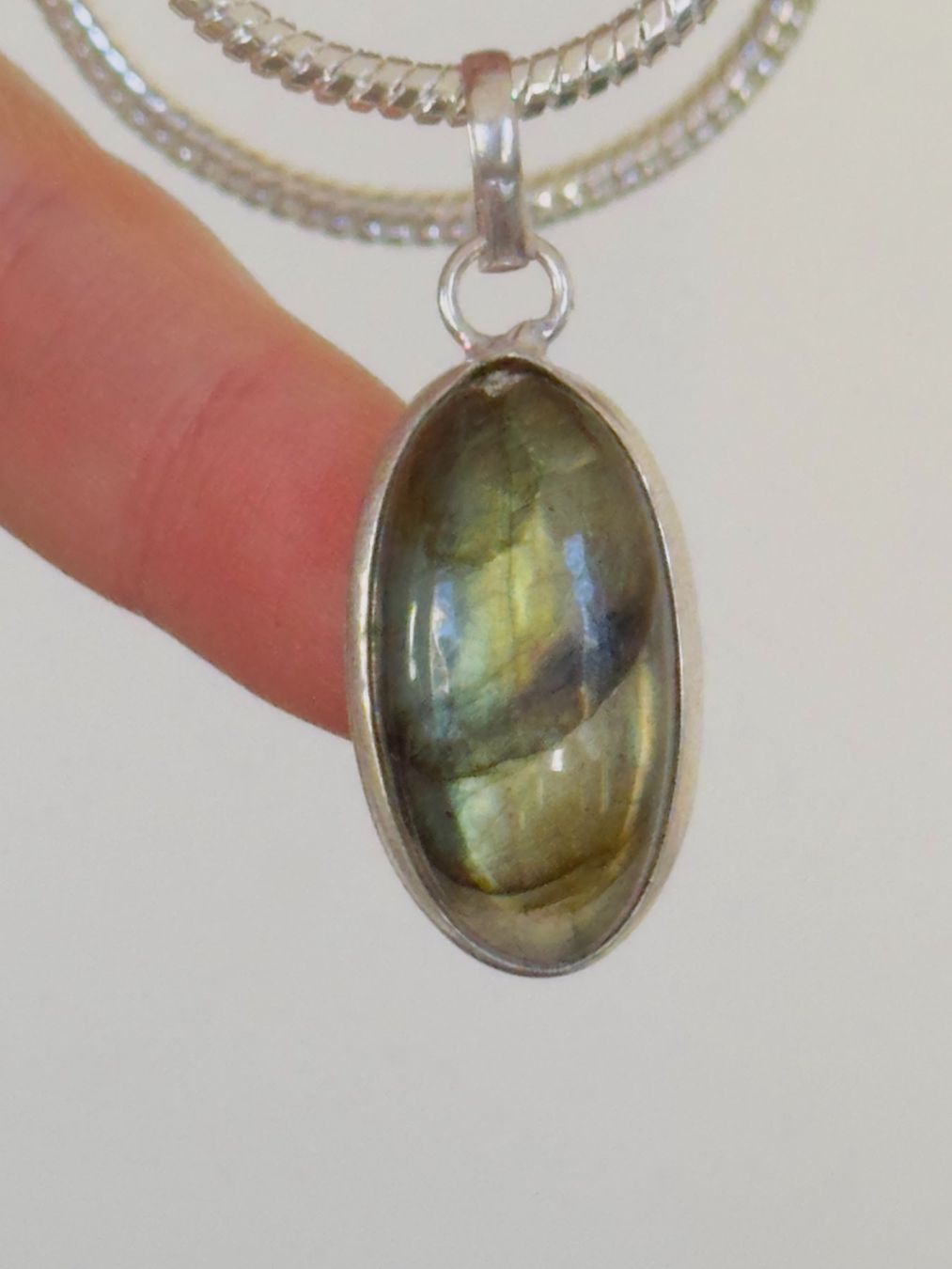 Catenine: Labradorite Gemstone Handmade Jewelry necklace – Nuovo e nell'imballaggio originale da Genève venduto da AGBERG 8