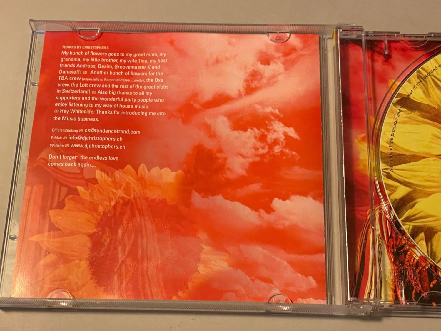 CD: Christopher S - Smell The Houseflowers – Usato da Muri b. Bern venduto da AdidasCollector 3