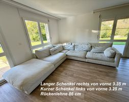 Ecksofa Linteloo beige grosser Wohnlandschaft Zustand gut