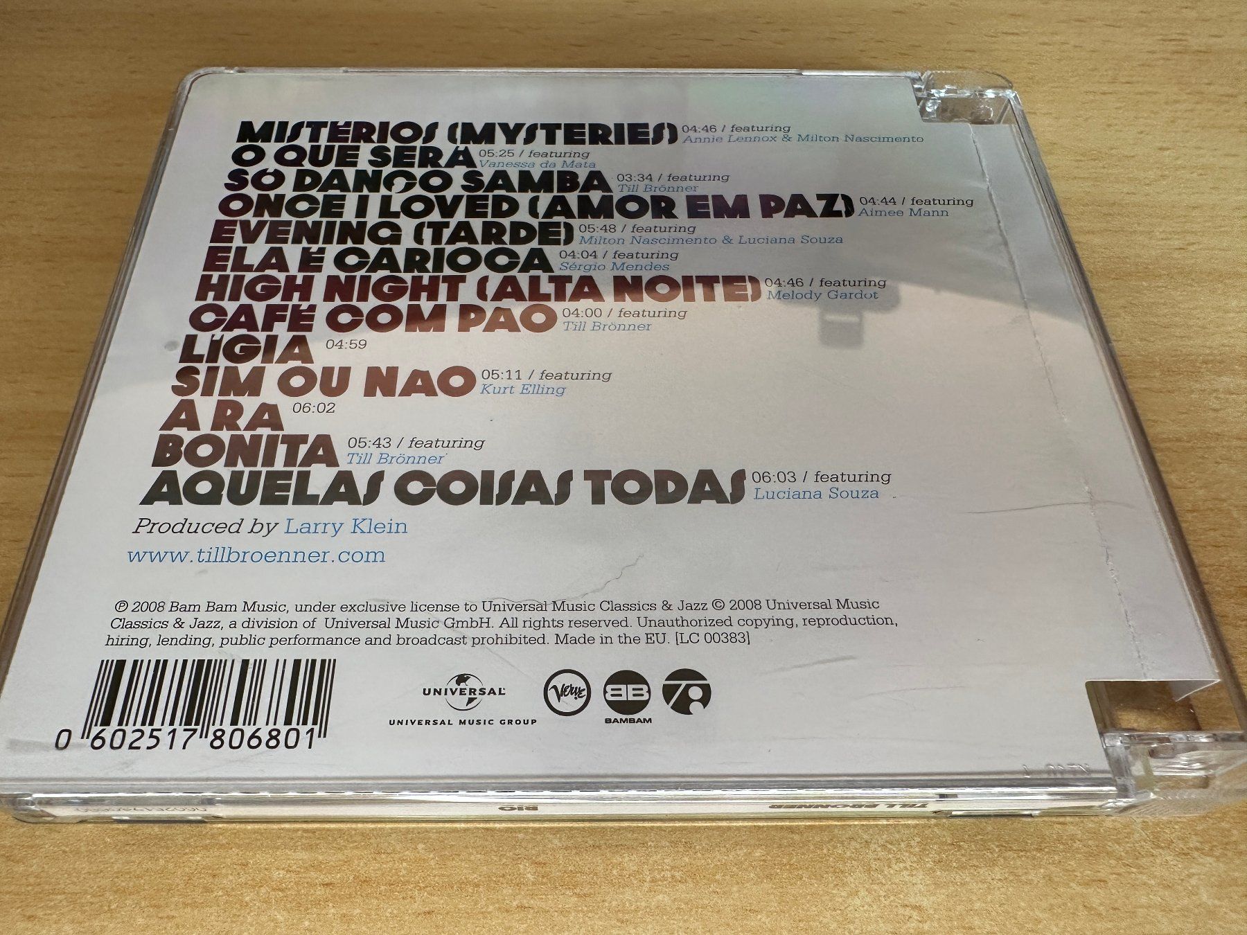 CD: Till Brönner – Rio – Usato da Rikon im Tösstal venduto da Alpenmutz 1