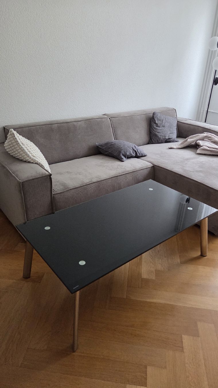 Tavoli: Moderner schwarzer Couchtisch aus Glas – Usato da Bern venduto da leo_8prk 2