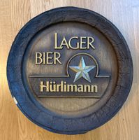 Schild / Werbetafel Hürlimann Lager Bier