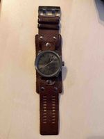 Herren Armbanduhr Diesel braunes Leder akzeptabel
