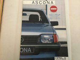 Opel Ascona Verkaufsprospekt 32 Seiten französisch Sept.1984