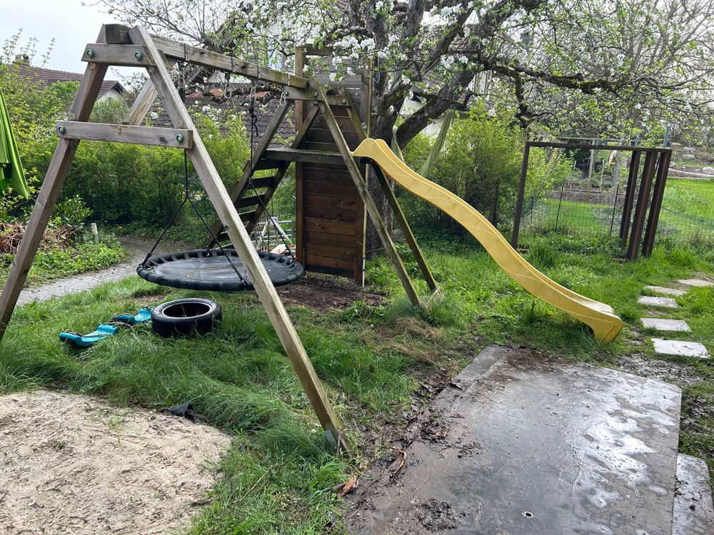 Gebrauchter Kinderspielplatz für Garten Kaufen auf Ricardo