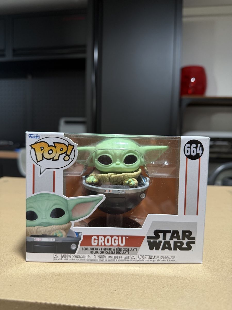 Funko Statuette: Funko Pop Star Wars Grogu 664 New – Nuovo e nell'imballaggio originale da Roveredo GR venduto da sanoig
