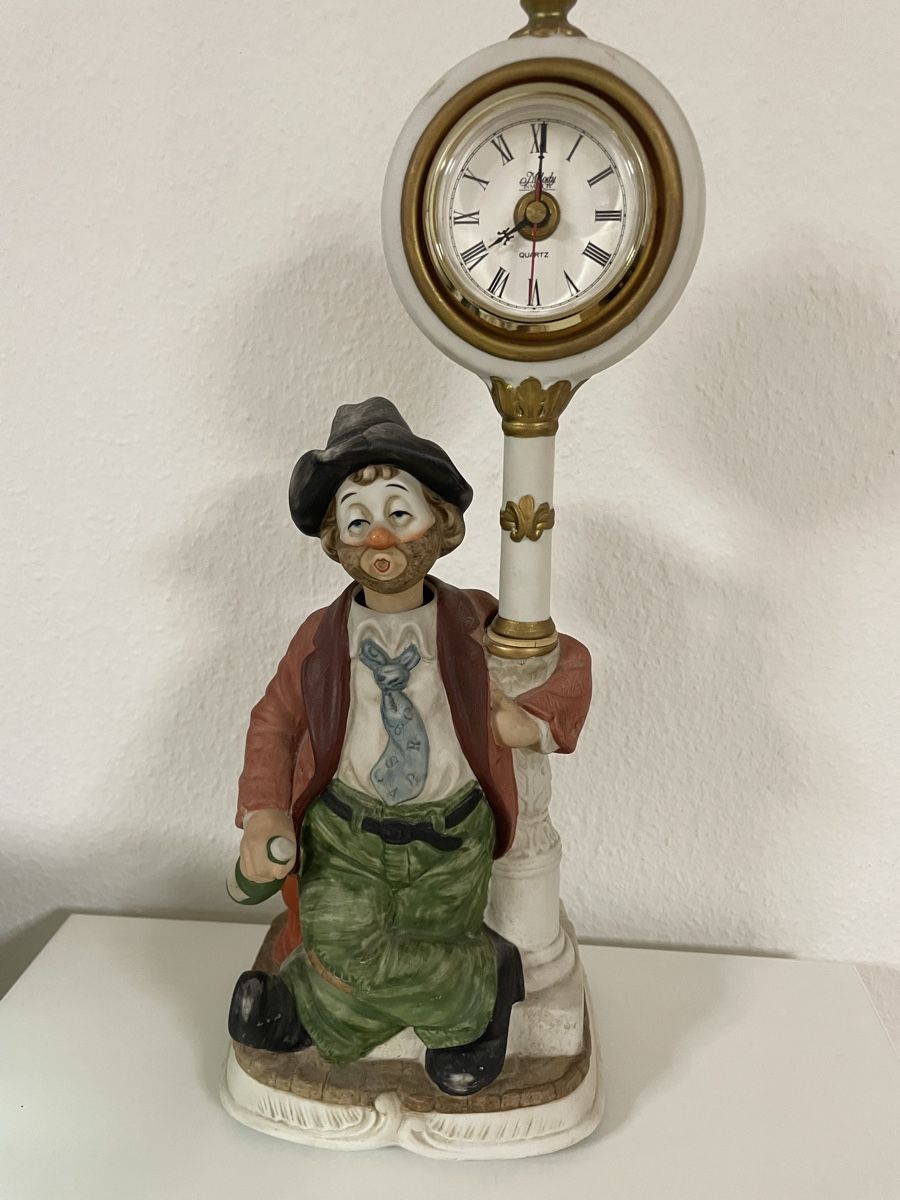 Orologi da terra & Orologi da parete: Vintage Vhistler Hobo Clown Clock – Usato da Luzern venduto da gal_28xl 1