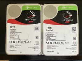 2x 12TB IronWolf Festplatten für nur 1Stutz 🤑😉
