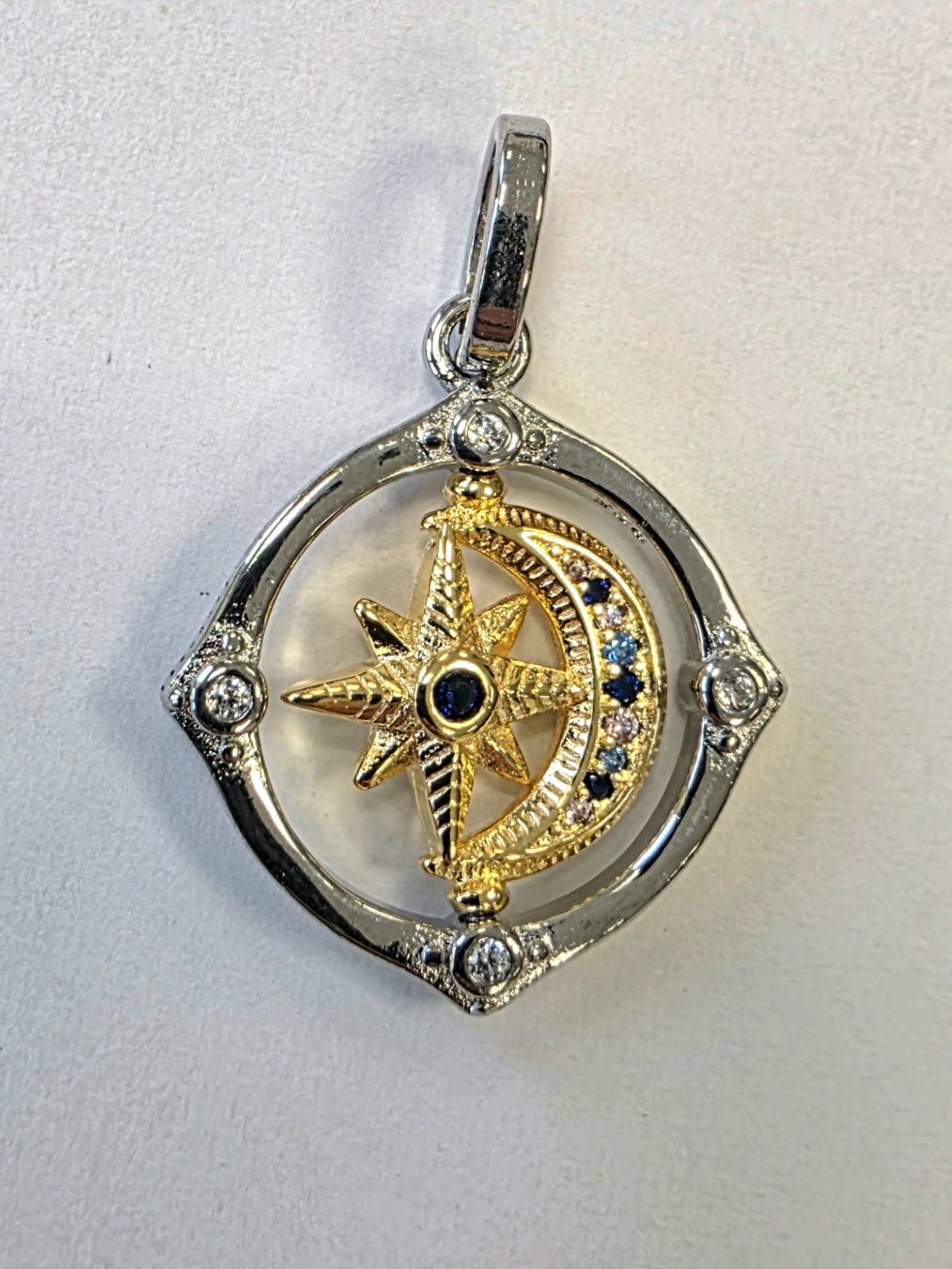 Ciondoli: Anhänger Stern/Mond Silber 925 – Nuovo (secondo la descrizione) da Madetswil venduto da triforuz 6