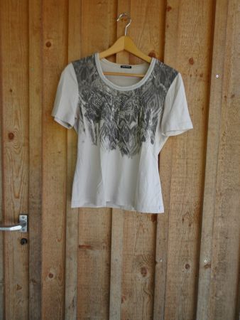 Hübsches T-Shirt Gerry Weber beige Gr. S - M68