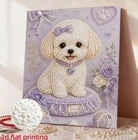 Diamond Painting Bichon Frisé-9-Perlen-726
