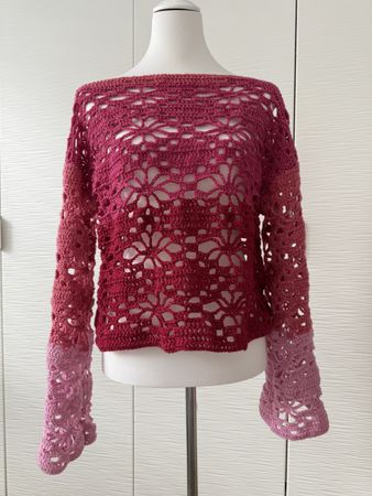 Damen Shirt jumper NEU selbst gehäkelt