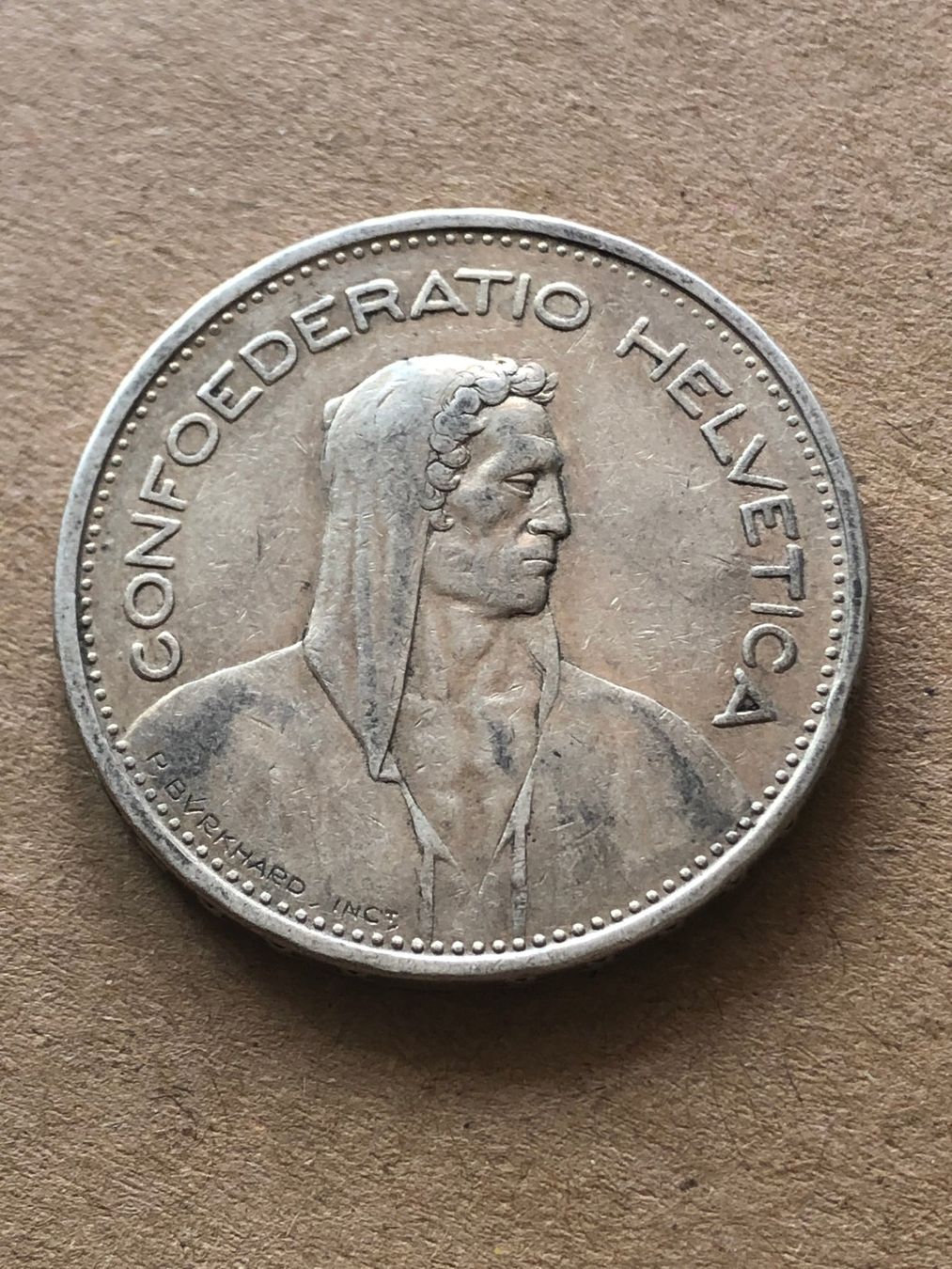 Tutti le monete: 5 Fr. 1932 – Usato da Schötz venduto da Odpa 1