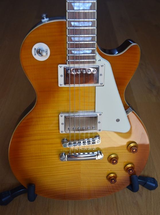 Epiphone Les Paul Standard Plus Top Pro HSB (Honeyburst) (Gebraucht) in ...