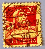 Tellbrustbild Briefmarken gestempelt   