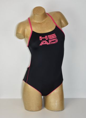 HEAD Damen Badeanzug Badekleid Lycra /schwarz, pink/Gr.36