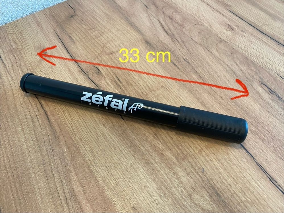 Mini-pompe pour vélo gravel Zéfal Gravel Mini noir