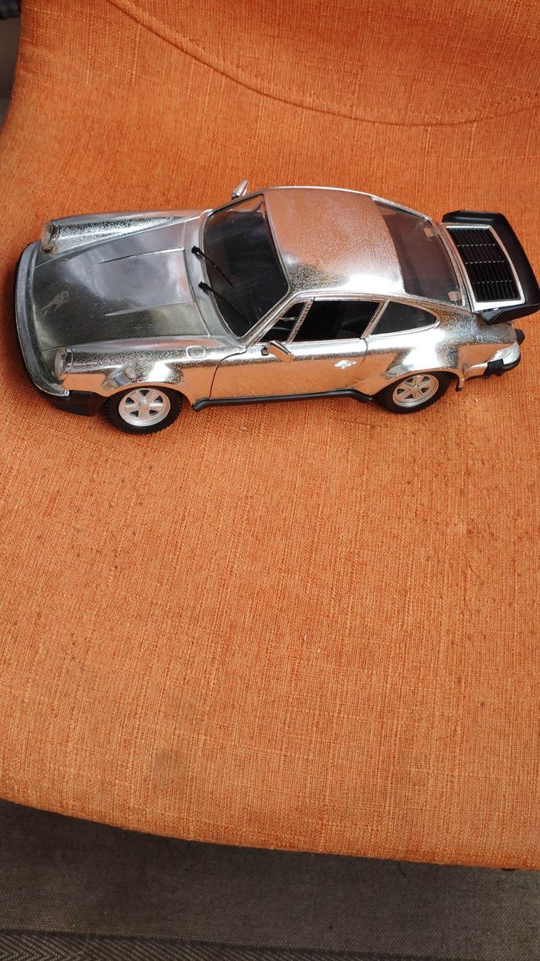 Tonka Modellini d'auto: Porsche 911 chrom – Difettoso da Chur venduto da oriori