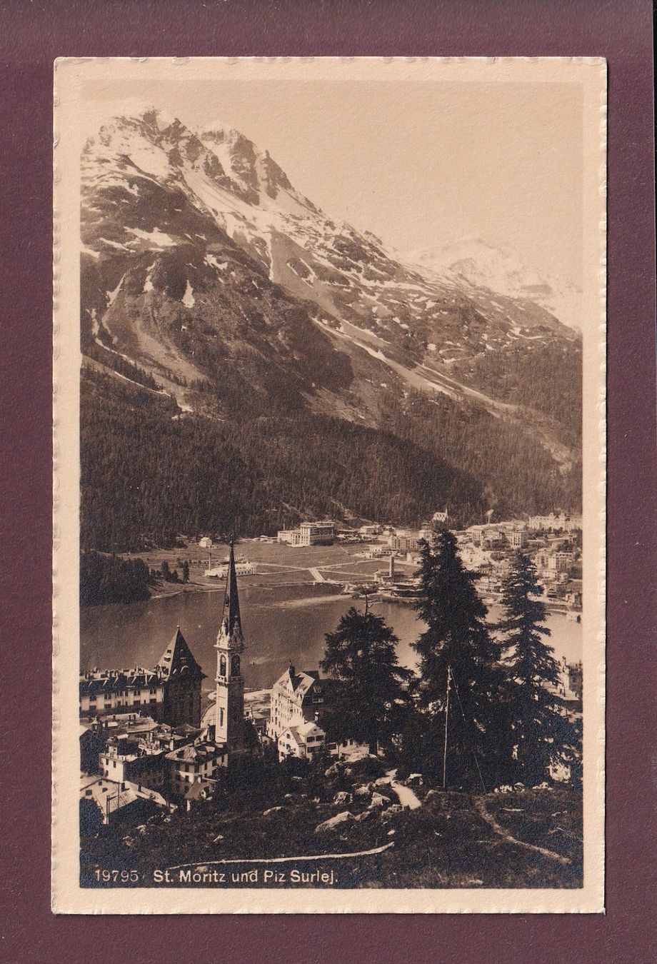 Cartes postales: ST. MORITZ - Piz Surlej – D'occasion à Pully par nicecards