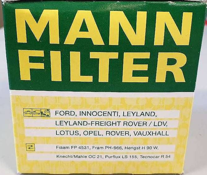 Ventilazione: Filtre à huile MANN FILTER – Usato da Bôle venduto da Benedetto72 3
