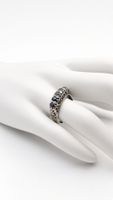 JUGENDSTIL RING SILBER & Spinell vintage 