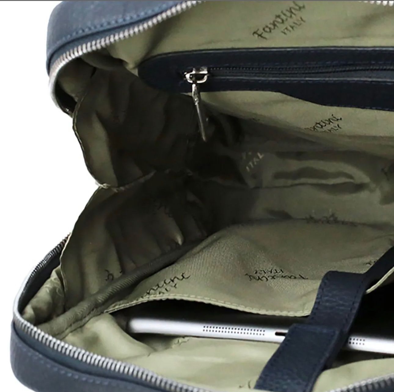 Zaini: Lederrucksäcke Fortuna - Farbe: Blau – Nuovo e nell'imballaggio originale da Wittenbach venduto da WWW.DRILUBAGS.CH 3