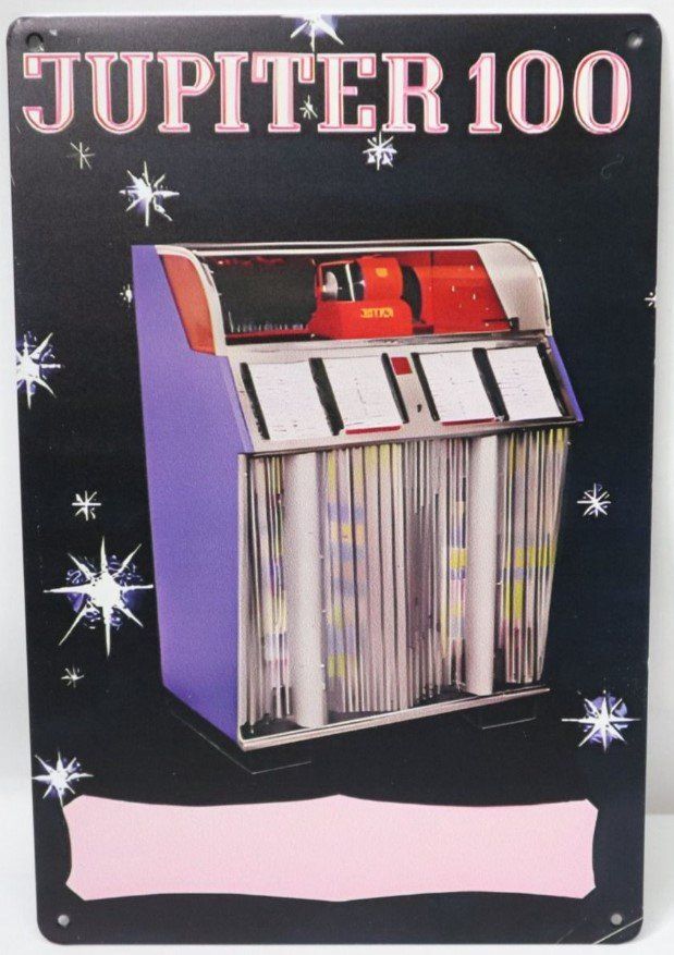 Jukebox: Blechschild Jukebox Jupiter 100, Musikbox – Neuf (Voir description) à Eschenbach SG par Astalavista