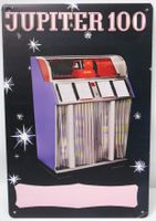 Blechschild Jukebox Jupiter 100, Musikbox