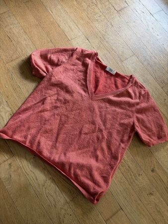 T-shirt Jdy corail taille S, parfait pour l'été! État top