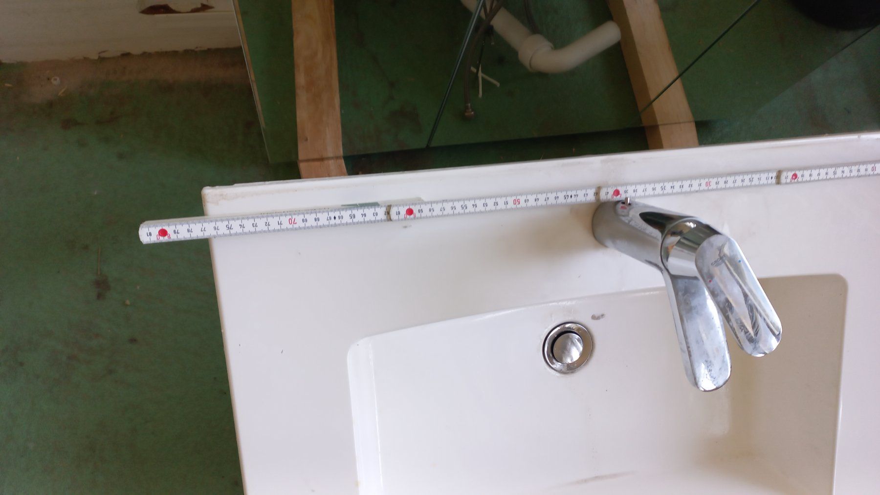 Lavabi & lavandini: Lavabo mit Spiegelschrank ca. 80 cm – Usato da Menzingen venduto da Liquidation6313 2