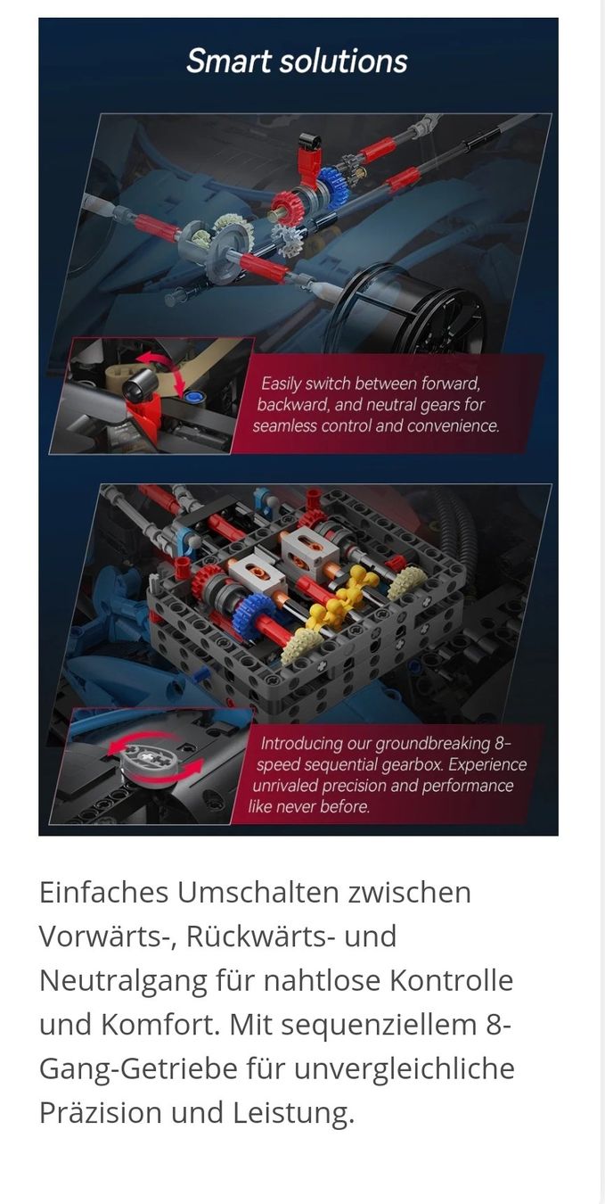 Baukästen: CaDA C64003 V12 Hypercar Static Version - 3865 Teile – Neu und originalverpackt aus Kaltbrunn von simon0731 6