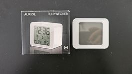 Auriol Funkwecker mit Datum und Temperatur neu
