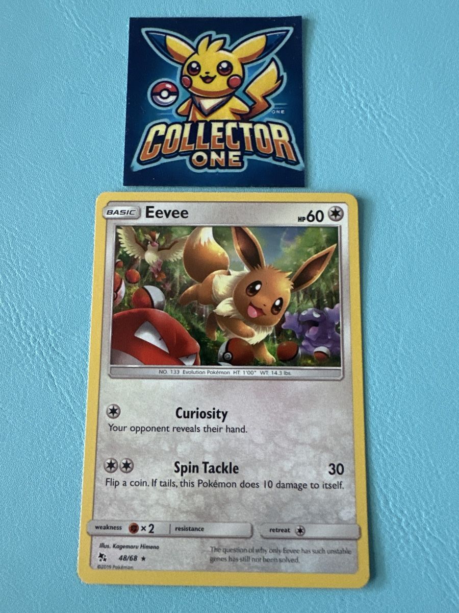 Pokémon Carte collezionabili: Pokemon Eevee Holo 2019 Mega süss – Nuovo (secondo la descrizione) da Lommiswil venduto da CollectorOne