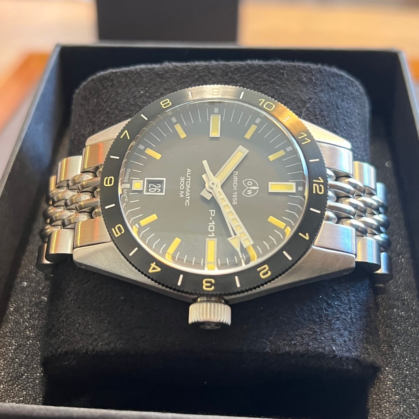 Orologi: FLASH SALE Ollech & Wajs Automatic Date Full Set OW P-101S – Usato da Carouge GE venduto da Watchaser 6
