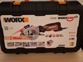 Kreis-Säge WORX WX427 710W 48mm neuwertig mit Koffer