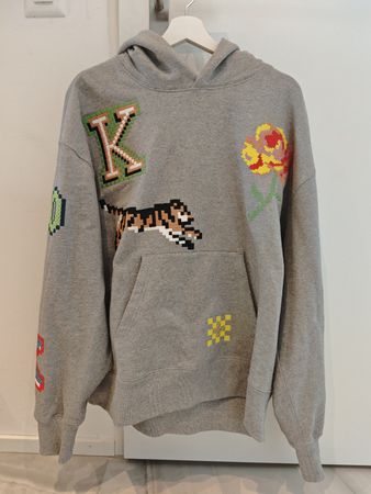 🦁 Kenzo Pixel Oversized Hoodie (Gr. L)