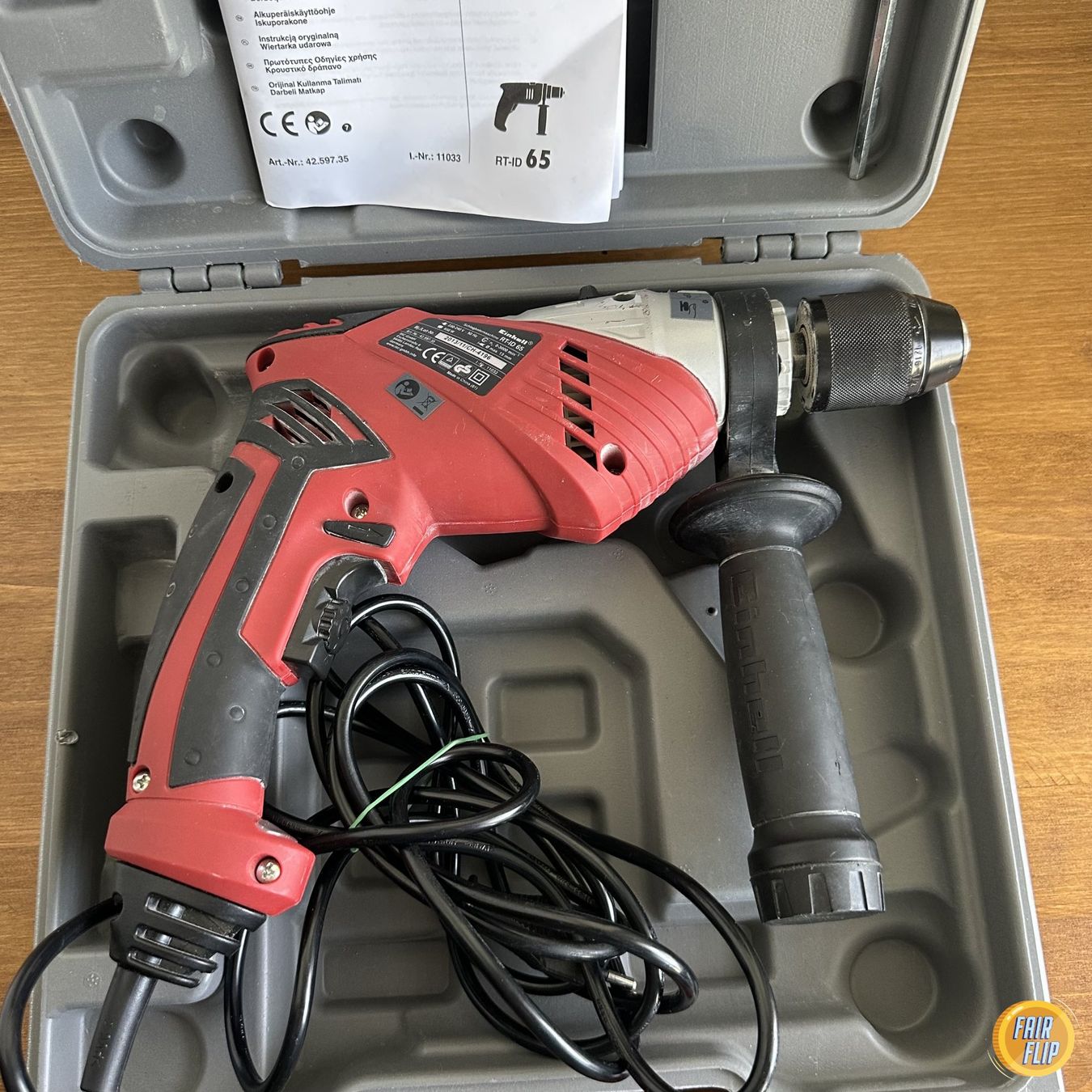 Einhell Alle Werkzeuge: Einhell RT-ID 65 Schlagbohrmaschine mit Koffer – Gebraucht aus Luzern von fairflip 2