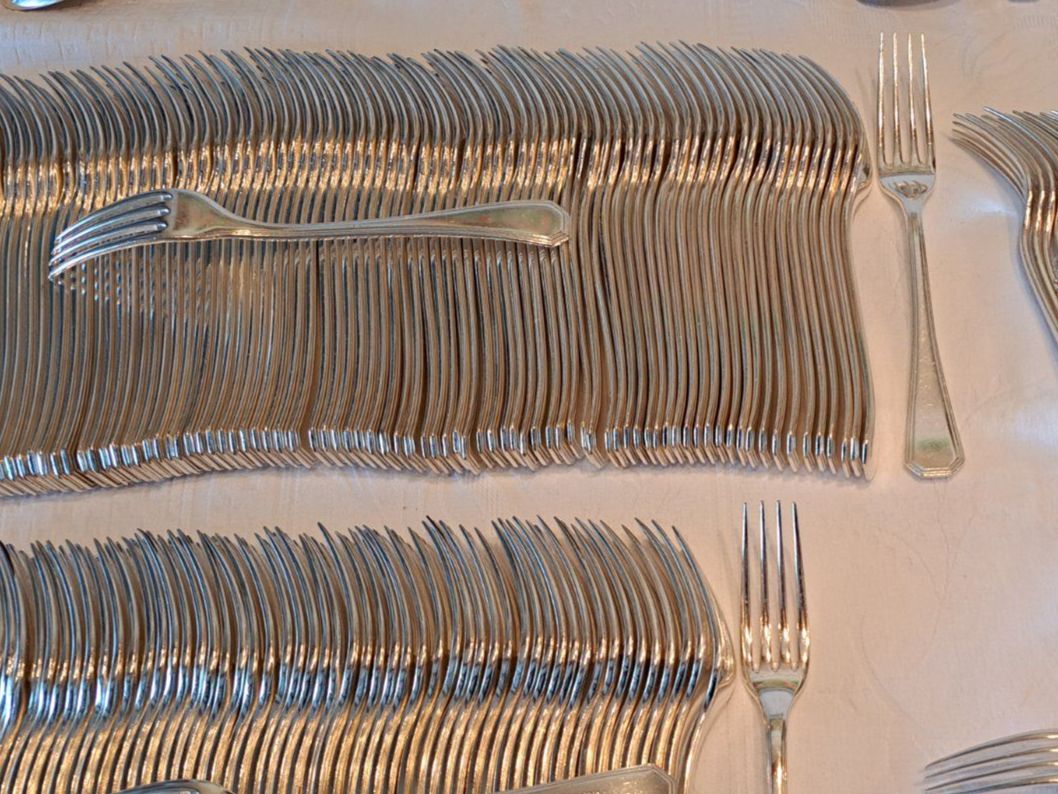 Christofle Set di posate: CHRISTOFLE Silber Besteck – Usato da Rigi Kaltbad venduto da rigIdyll 4