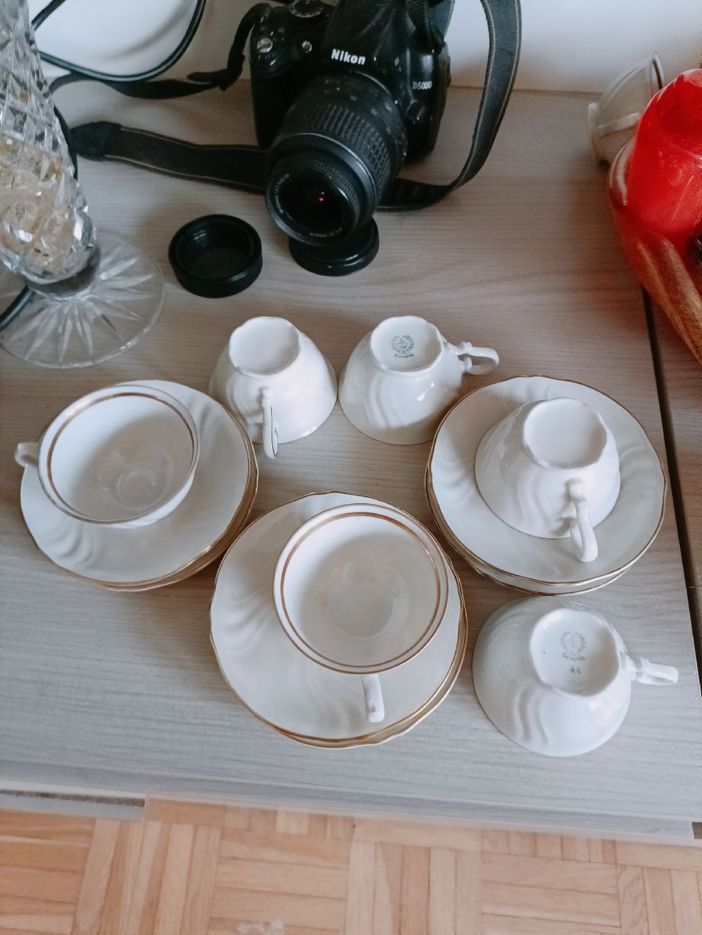 Tassen: Tazze da Caffè Bavaria Set 6 Pezzi Oro Bianco – Gebraucht aus Lugano von ycd_rv8h 2