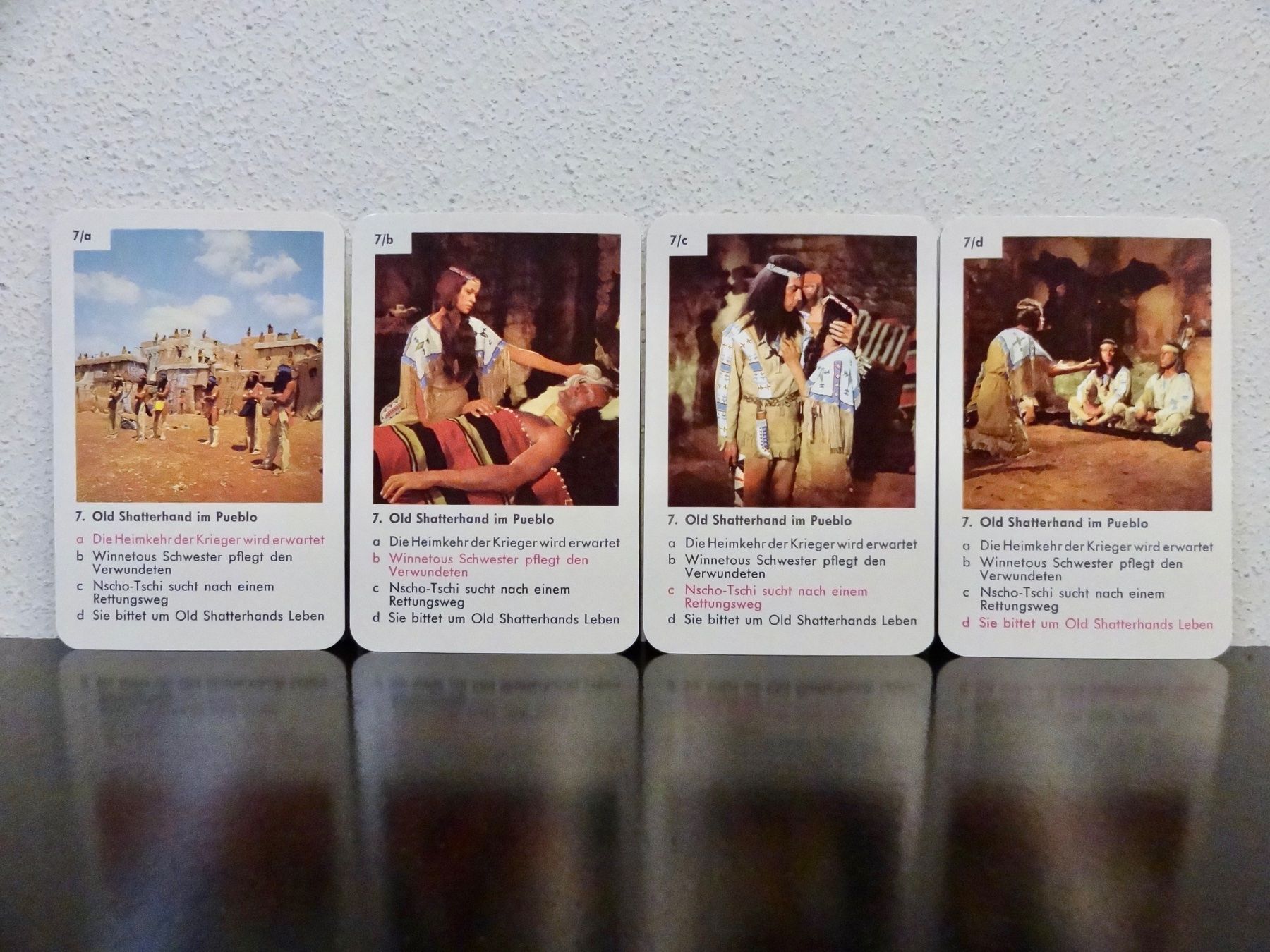 Giochi: schönes altes Quartett WINNETOU – Usato da Kerzers venduto da wisaundso 7