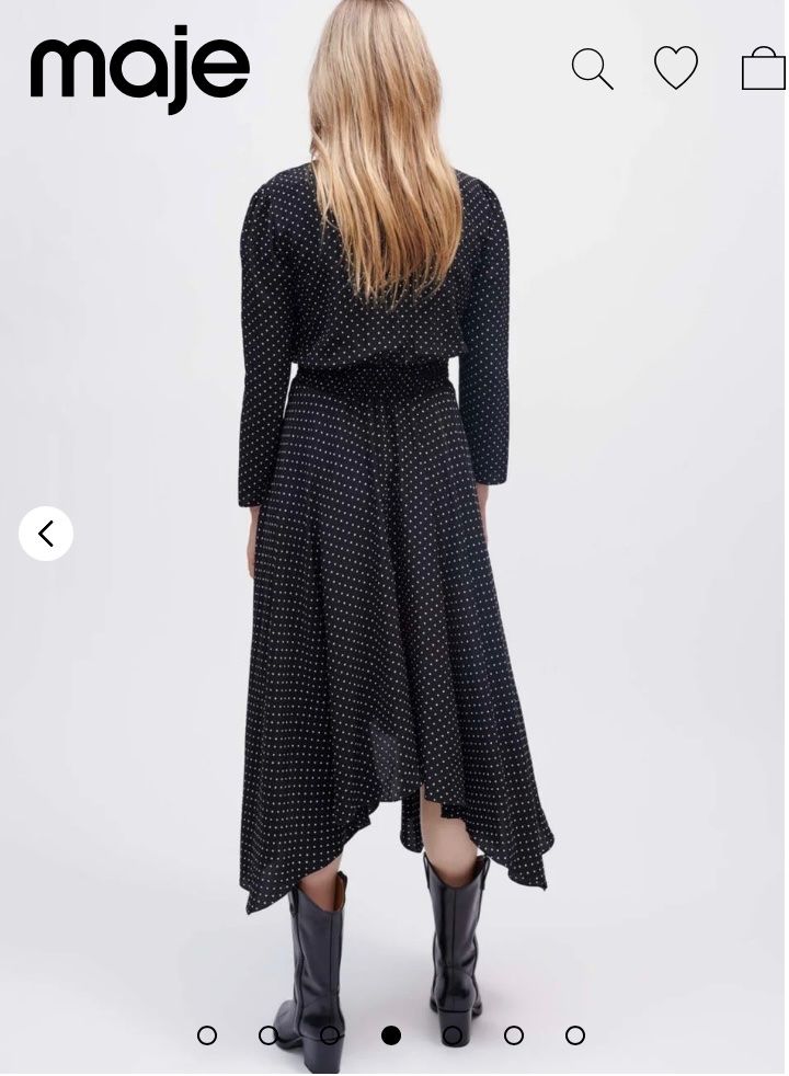 Maje Vestiti: MAJE Viscose Kleid, Gr. 36 neu – Nuovo e nell'imballaggio originale da Zollikon venduto da aba73 8