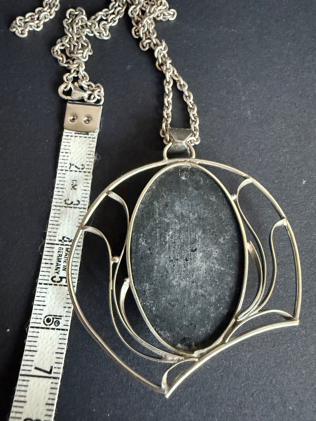 Catenine: Silber Kette 925 mit Charoit Anhänger – Usato da Spiegel b. Bern venduto da Rogger72 4