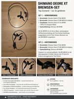 Shimano Deore XT Bremsenset Vorne/Hinten